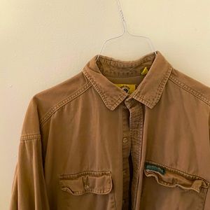 Duck Head Cotton Khaki Button-Down Made in USA